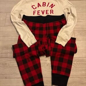 J.Crew Cabin Fever Campfire Pajama Set Buffalo Plaid Cozy Lodge Sleepwear